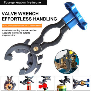 Gas Valve Wrench Gas Tank Pressure Reducing Valve Wrench for Liquefied Gas Special Demolition Gas Bottle Head Tool