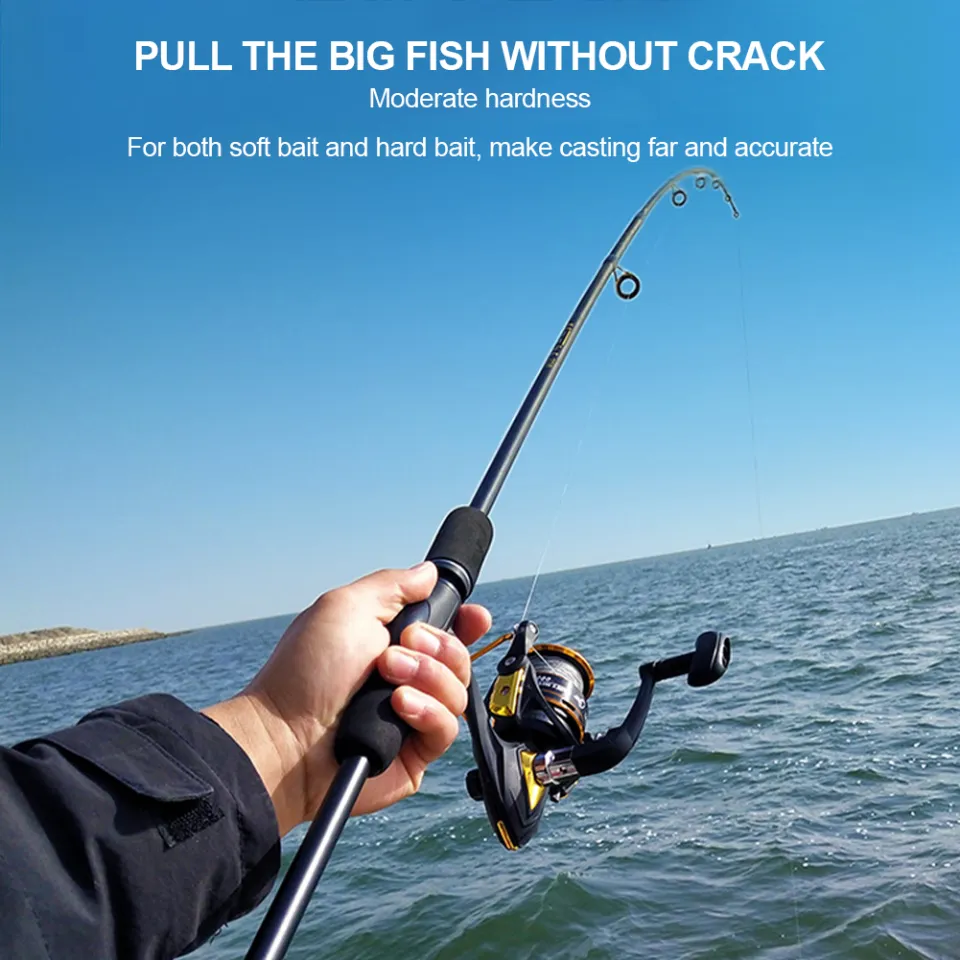 Portable Fishing Rod Carbon Fiber Lightweight Spinning Rods