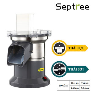 HÀNG CHÍNH HÃNG - Máy thái rau củ quả công nghiệp đa năng thái lát thái sợi thái hạt lựu. Thương hiệu Mỹ cao cấp Septree - X1