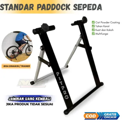 Padock Sepeda Standar Sepeda Bisa Dinaikin Universal MTB Roadbike Fixie Seli BMX Model Lipat