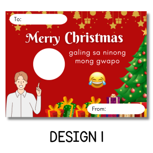 8pcs Christmas Scratch Cards Party Funny Money Card Ampao Holiday Surprise Reunion Family Friends Game Witty