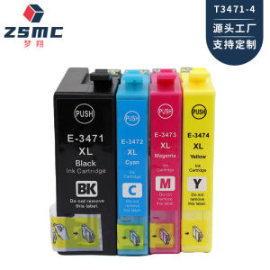 Suitable for Epson T3471 T3472 T3473 T3474 WF-3720DWF WF-3725DWF Ink Cartridge