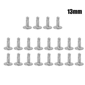 200/20pcs Stainless Steel Self-tapping Screws Large Flat Head Phillips Self Drilling Screw for Wood Sheet Metal Assortment Kits