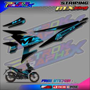 STRIPING VARIASI JUPITER MX KING 150 / STICKER LIST MOTOR VARIASI JUPITER MX KING
