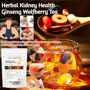 Herbal Kidney Health Ginseng Wolfberry Tea Nourishing Tonic For Wellness Care Home Office Use