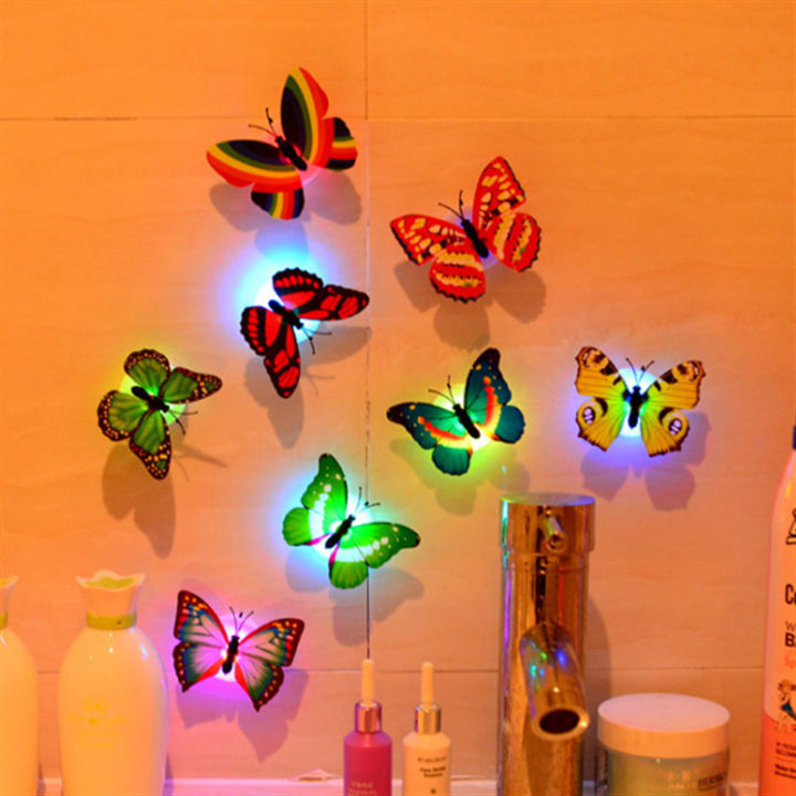 Colorful Luminous Butterfly LED Night Light Wedding Decorative