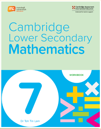 Cambridge Lower Secondary Mathematics Grade 7 Workbook + eBook (1 years ...