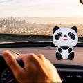 Pajangan Mobil Rumah Toko Kamar Kungfu Panda Dekorasi Fortune Home Decoration Ornaments Cute Solar Powered Tenaga Surya. 