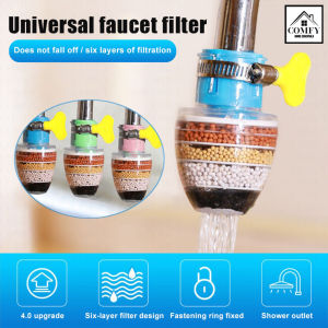 (Assorted Color) Universal Rotating Household Kitchen Sanitary Tap Water Filter Purifier Drainer