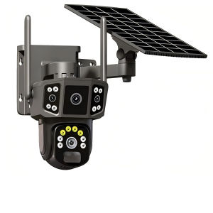 XIAOMI Three Lens Solar CCTV Camera Outdoor With Wifi 2 Way Audio Auto Tracking Waterproof Alarm Surveillance Smart Security Cameras