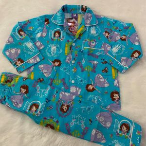 Sofia the First ชุดนอนเด็ก ลายเจ้าหญิง โซเฟีย เดอะ เฟิร์ส ลิขสิทธิ์แท้ ดิสนีย์ สำหรับเด็กอายุ 1-12 ปี แขนสั้น-ขายาว และ แขนยาว-ขายาว