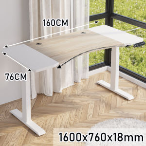 BilBil  63 inches 1.6M Electric Standing Desk Dual Motors Desk  Height Adjustable Stand  Desk Height adjustable table