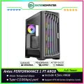 Casing Antec PERFORMANCE 1 FT ARGB - Full-Tower E-ATX Gaming Case - 4mm Tempered Glass Both Side Panel - Type C Ready with Temperature Display. 
