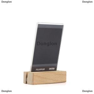 [COD] Donglon Acrylic LED Light 3 Inch Picture Holder Vertical Photo Frame Instant Camera Photo Table For Fujifilm Mini Desktop Decoration