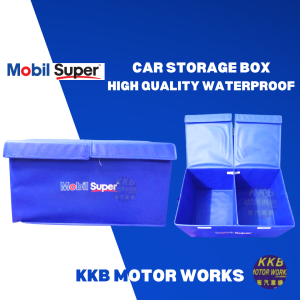Car Storage Box Bonet Boot Trunk Organizer Multipurpose Waterproof Foldable Portable Compartment Large Volume Big Size Easy Storage Easy Carry Linen Hard Thick High Quality Storage Tool Box / Kotak Simpanan Kereta