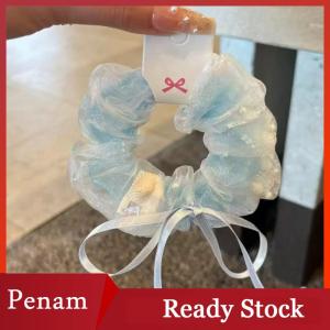 [PAM] 1pcs bầu không khí mùa hè cá vàng lớn ruột tóc bó lưới rõ ràng tóc vòng nữ thiết kế cảm giác đàn hồi phụ kiện tóc