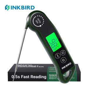INKBIRD RHT-11K Digital Meat Thermometer Instant Read Foldable for Grill BBQ Oven Baking Cooking
