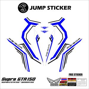 Stiker striping supra x gtr 150 - winner 150 grafis variasi 036