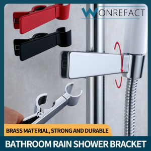 Brass Shower Bracket Shower Rail Bracket Chrome-Plated Shower Head Bracket Adjustable Bathroom Accessories Universal