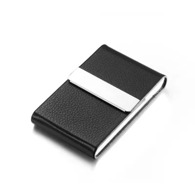 PU Leather Business Name Card Holder Case Box Unisex Name Card Holder