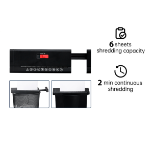 KAMPEON Paper Shredder Paper Cutter Machine Heavy Duty Shredder Machine Auto Cutting Machine 7L