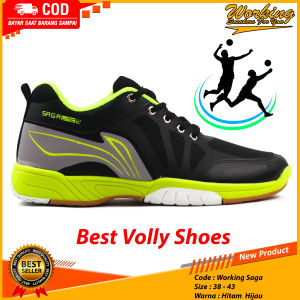 Sepatu Li-ning Saga Sepatu Olahraga Bulutangkis Volly Lari Tennis Jogging Sport Import Pria Terlaris