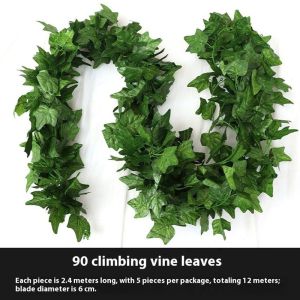Cây thường xuân nhân tạo cho trang trí vòng hoa cây xanh thực tế cho nhà & sự kiện