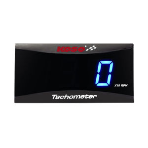 KOSO Tachometer With Bracket Motorcycle LED Digital Waterproof RPM Meter Universal For Honda Kawasaki Yamaha NVX NMAX XMAX Scooters