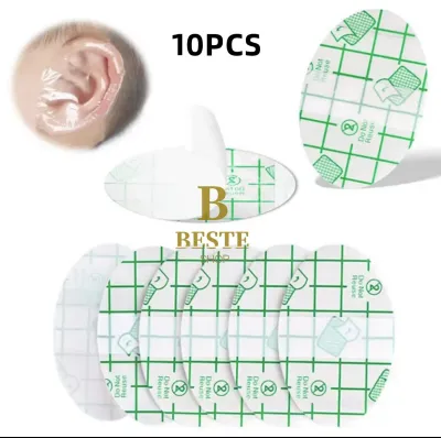 10pcs Plastic Waterproof Ear Protector For Kids Disposable Ear Stickers Swimming Cover Ear Paste