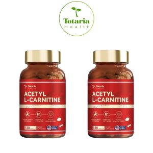 Totaria Acetyl L-Carnitine 1500mg - High Potency Metabolism Booster & Fat Burner - Energy Support for Workout & Weight Management (120 Veg Caps)