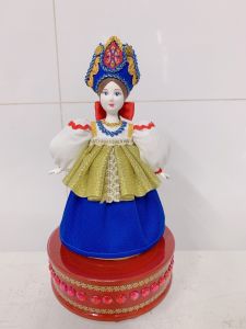 Tháp nhạc cô gái Nga 🇷🇺 tháp nhạc búp bê Nga quà tặng quà lưu niệm hàng xách tay Nga 🇷🇺