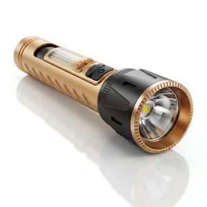 OOG COB Side Light White  Flashlight 500M Long Range USB Charging Portable Emergency Flashlight Portable Emergency Zoom Strobe Warning Torch Emergency Lighting