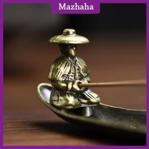 Mazhaha ที่ใส่ธูปหอมสุดสร้างสรรค์เรือชายชราตกปลาสไตล์ญี่ปุ่นธูปหอมอโรมาเทอราพีเครื่องประดับตกแต่งบ้าน