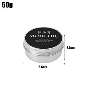 100g Car Leather Seat Cleaning Cream Mink Oil Automotive Interior Polish Refurbish Scratch Repair Cream Leather Sofa Shoes Bags Care Wax