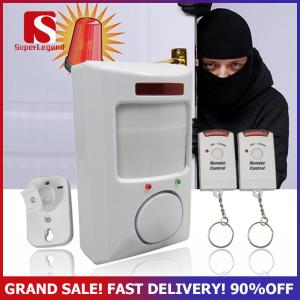 【Fast Delivery】106dB Wireless IR Infrared Remote Security System Motion Detector Alarm