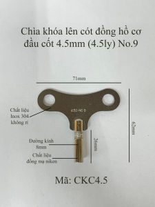 Chìa khóa lên dây cót cao cấp cho đồng hồ cơ nhiều size 4mm 4.2mm 4.5mm