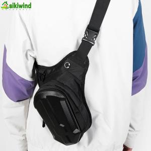 Cycling Waist Bag Waterproof Hard Shell for Outdoor Recreation with Multiple Pockets and Adjustable Straps
