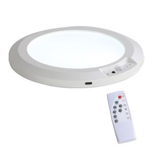 LCHGNA Wireless induction Motion Sensor Lights Round 3 Color LED Closet Lamp Easy To Install Motion Activated Ceiling Light Entrance