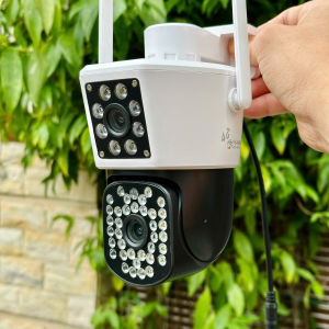 Camera YOOSEE 2 Mắt 10M 4k Chạy Bằng Sim 4G Xoay 350 Độ- Đàm Thoại 2 Chiều- Báo Động- Ban Đêm Có Màu