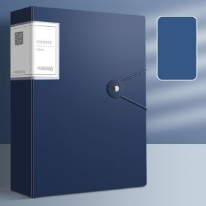 MMLUCK Đựng đồ để bàn Bìa hồ sơ A4 Sức chứa lớn Đa chức năng Sắp xếp tài liệu A4 40/60/100 tờ Không thấm nước Hộp đựng tài liệu Trường học văn phòng