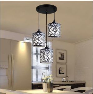 Ceiling Light Dining Room Chandelier Nordic Three Retro Creative Personality Bar Table Lamp Bedroom Living Room Restaurant Shopping Mall Decoration Chandelier