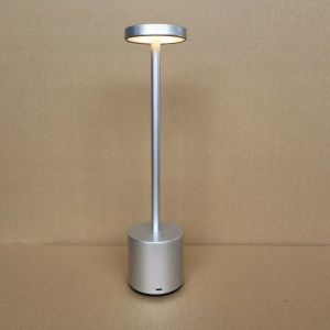 Lampu Meja Hias Touch LED Lampu Baca Aesthetic Lamp Dimming 3 Color Rechargeable Desk Lamp