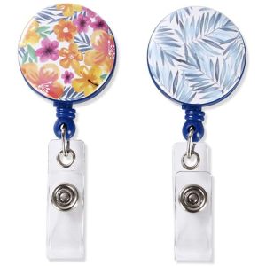MMLUCK 1 Piece Doctor ID Card Name Card Decorative Employee Name Retractable Badge Reel Badge Holder Nursing