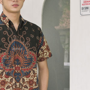 Jayabaya Batik Baladewa Kemeja Batik Pria Lengan Pendek