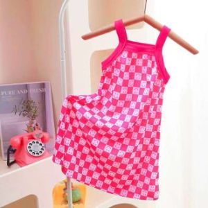 Váy bé gái 2 dây Đầm công chú họa thiết dễ thương váy bé gái thun lạnh mùa hè hàng cao cấp đầm bé gái