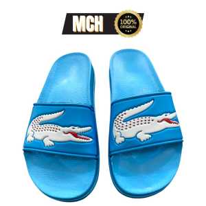 MOCHEL Sandal Selop Slide Fleksibel Terbaru Pria dan Wanita MOCHEL BUAYA Tosca Putih Size 36-44