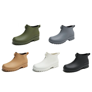 Fishing Rain Shoes Men Women Anti Slip Water Boot for Outdoor Comfortable Short Shoes Waterproof Ankle Rain Boot