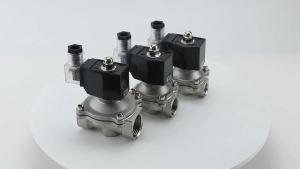 1/2\" 3/4\" 1\" Stainless Steel Normally Closed Electric Solenoid Valve Water DN15 DN20 With IP65 DIN Coil AC 110V/220V/24V DC 12V