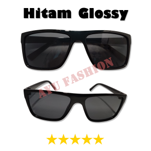 Kacamata Fashion Dewasa Pria Wanita Lensa Hitam Coklat Gaya Sporty Keren Cocok Untuk Di Outdoor Melindungi Mata Dari Sinar Matahari & Debu  - PROMO MURAH