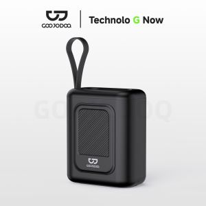 GOOJODOQ AB4094 Fabric TWS Wireless Bluetooth Speaker Portable with RGB Lighting High Quality Hi Fi Sound Quality Supports TF/USB Playback